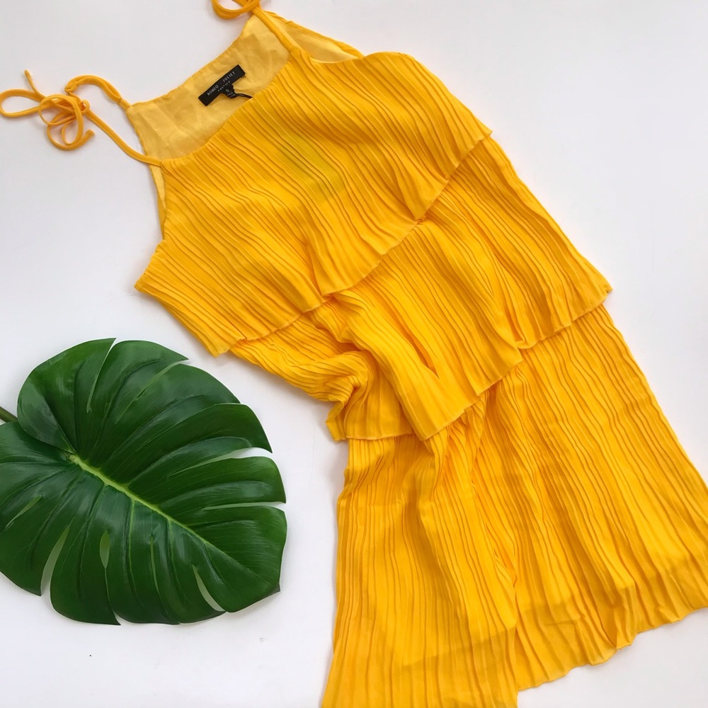 NWT $165 Romeo & Juliet yellow dress - Picture 2 of 7